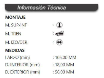 Buje Bandeja Delantera Inferior Dodge Ram 1500 2006-2012 Kit