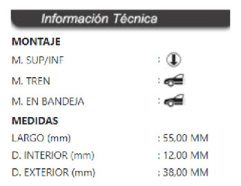 Buje Bandeja Delantera Inferior Hyundai Tucson 2009-2015