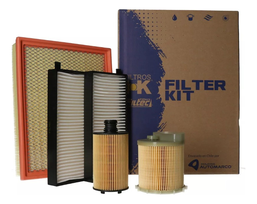 Kit 4 Filtros Ssanyong Actyon Sport 2.0 2012-2021