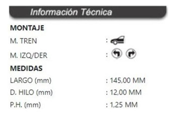 Bieleta Delantera Toyota Hilux 2004-2018 Par