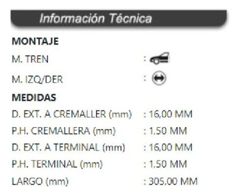 Terminal Axial Delantera Audi Q7 2006-2015