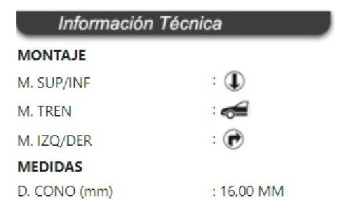 Rotula Inferior Delantera Audi A3 2013-2016