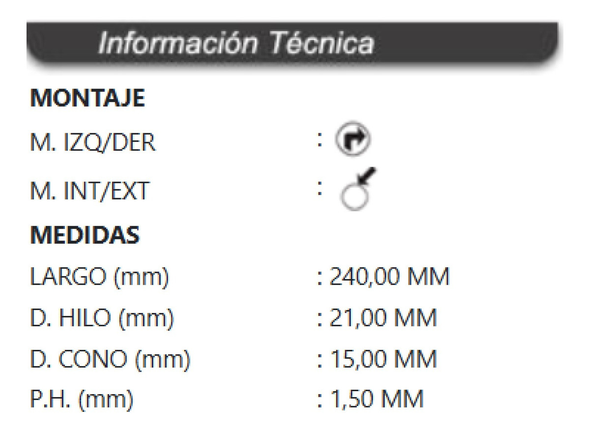 Terminal Dirección Jeep Grand Cherokee Wk2 2016-2022